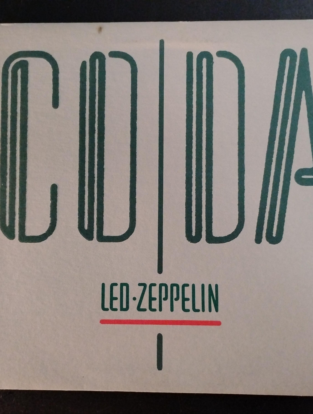 Led Zeppelin - Coda - Original Canadian Original  Vinyl Record